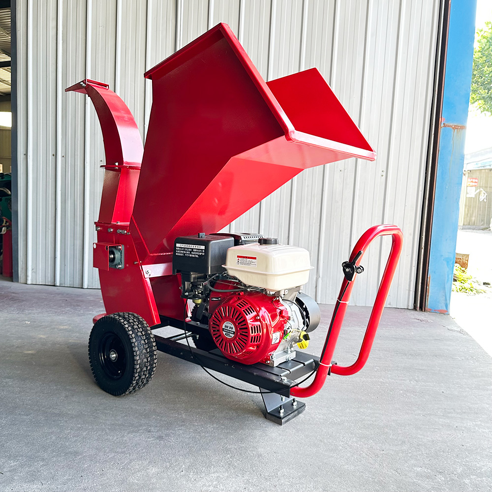 Garden Branch Shredder Wood Chipper - เครื่องย่อยกิ่งไม้แบบลม ปี 2025 แกนส่งกำลังแบบนิวเมติก เครื่องย่อยกิ่งไม้และใบไม้ขนาดเล็กแบบพกพา