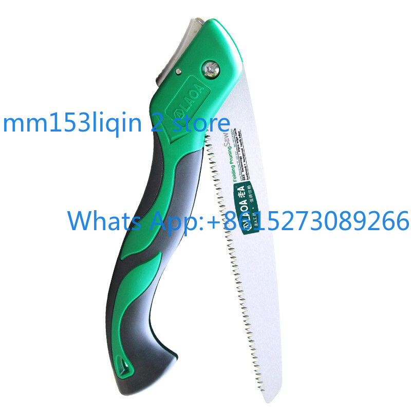 Pruning Saw Folding Hand Saw Tree - เลื่อยพกพาสำหรับตั้งแคมป์ งานไม้ ตัดต้นไม้ ตัดแต่งกิ่งไม้ ใบเลื่อยละเอียด พับได้