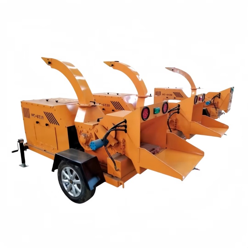 Garden Branch Shredder Wood Chipper - เครื่องย่อยไม้แบบเคลื่อนที่สำหรับสวนผลไม้ ฟาร์ม สวน และการดูแลรักษาป่าไม้
