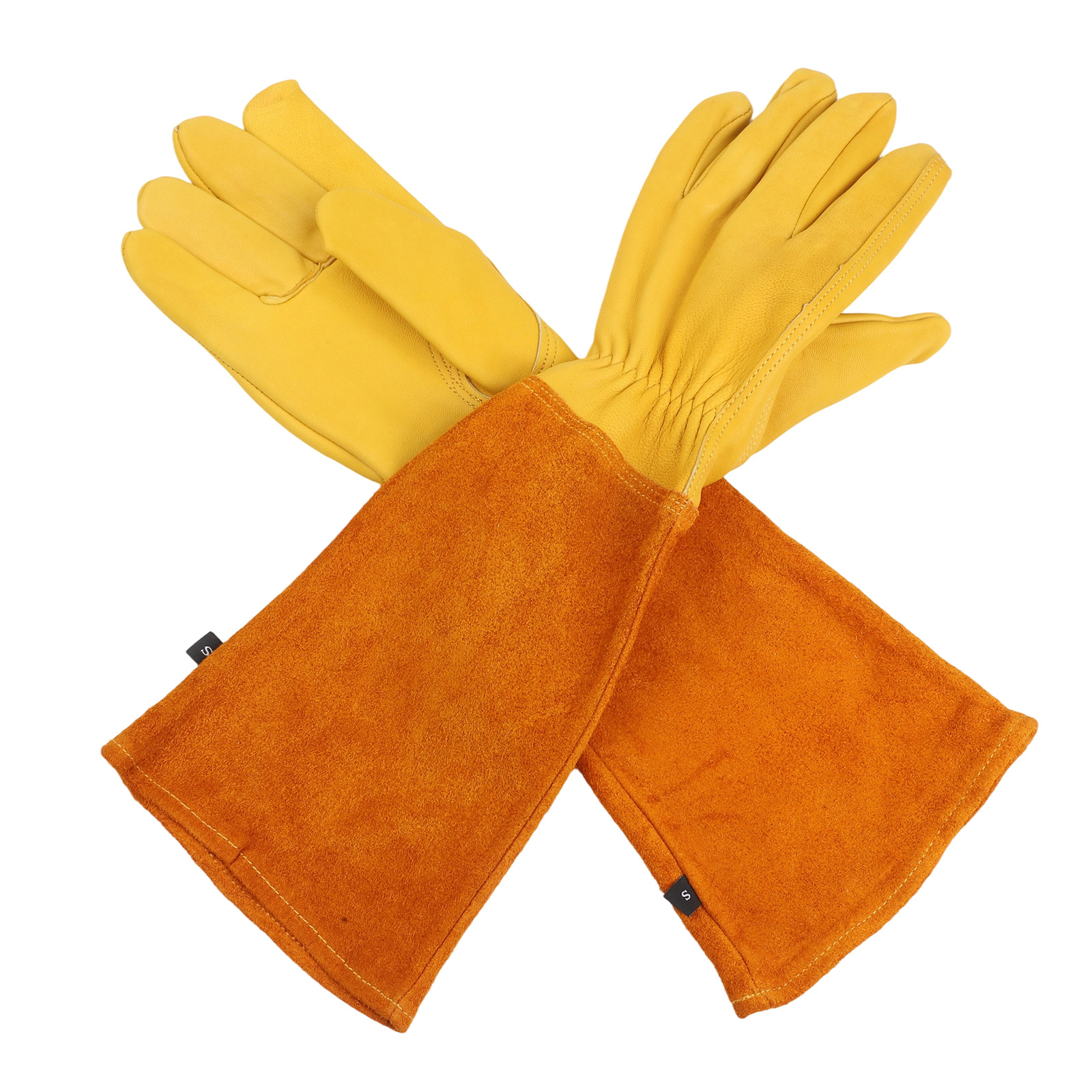Gardening Gloves Thorn Proof Leather - ถุงมือทำสวนหนังระบายอากาศ ถุงมือทำสวนกันหนาม ถุงมือทำสวนอเนกประสงค์ ป้องกันการกัด