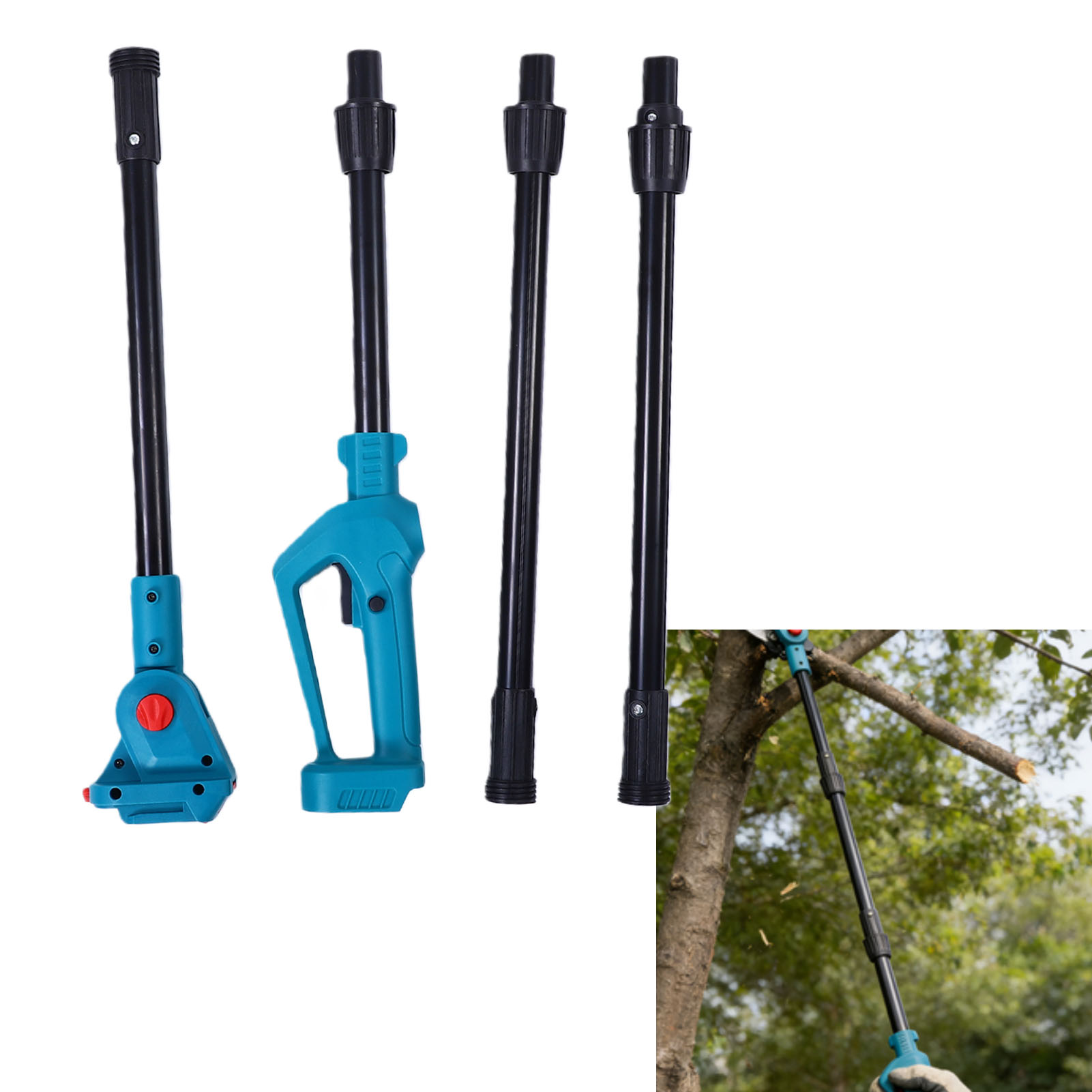 อุปกรณ์เสริมเครื่องมือทำสวน ไม - Electric Pruner With Extension Pole บทวิจารณ์และราคา