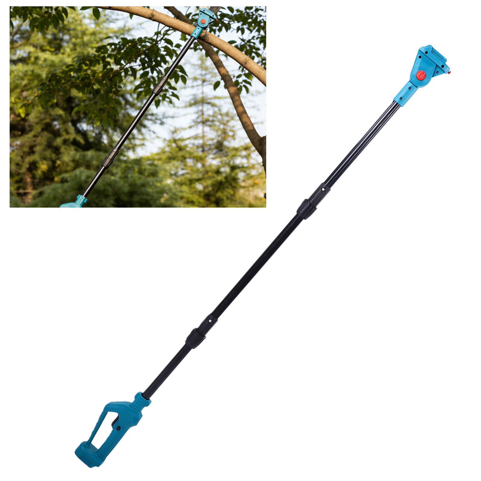 อุปกรณ์เสริมเครื่องมือทำสวน ไม - Electric Pruner With Extension Pole บทวิจารณ์และราคา