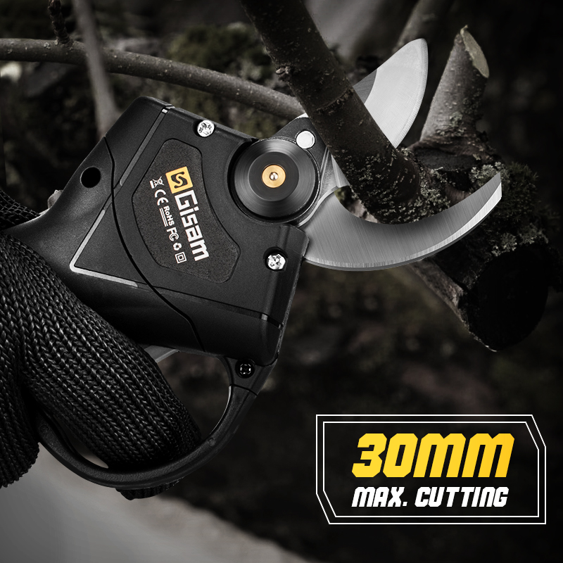 Gisam 198VF 30 มม.ไร้สายไฟฟ้า  - Cordless Electric Pruning Shears 30Mm บทวิจารณ์และราคา