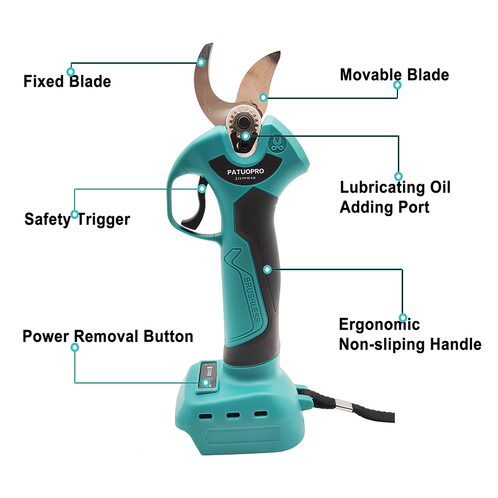 กรรไกรไฟฟ้าไร้สายกรรไกรตัดแต่ง - Cordless Electric Pruning Shears 30Mm บทวิจารณ์และราคา