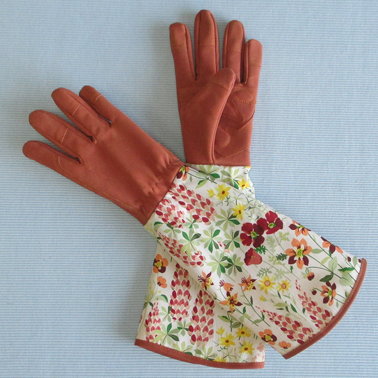 ถุงมือทำสวนสำหรับผู้หญิง แขนยา - Gardening Gloves Thorn Proof Leather บทวิจารณ์และราคา