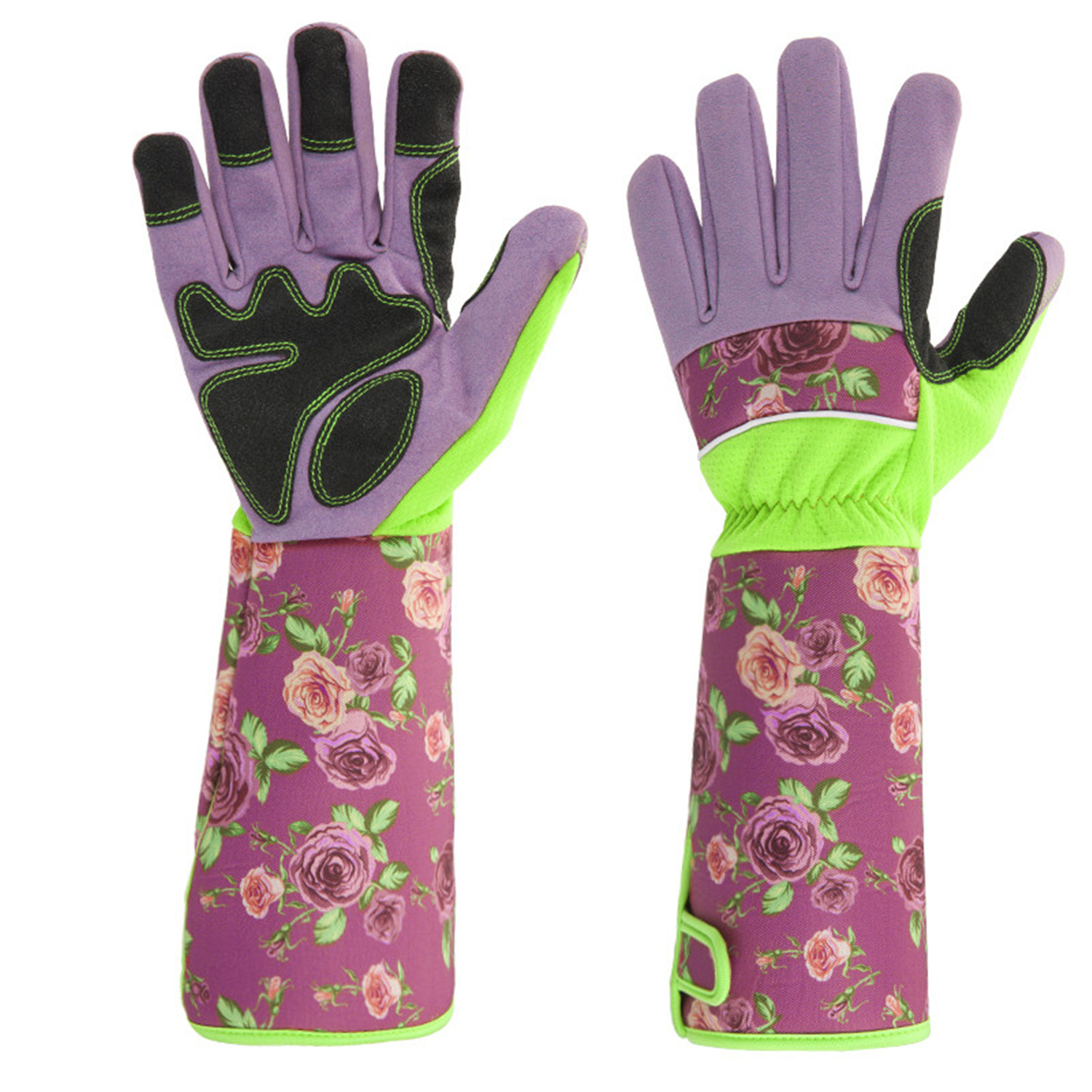 ถุงมือทำสวนสำหรับผู้หญิง แขนยา - Gardening Gloves Thorn Proof Leather บทวิจารณ์และราคา