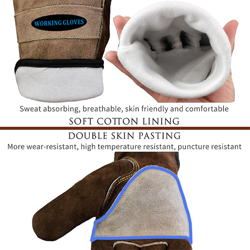 ถุงมือป้องกันอเนกประสงค์ ป้องก - Gardening Gloves Thorn Proof Leather บทวิจารณ์และราคา