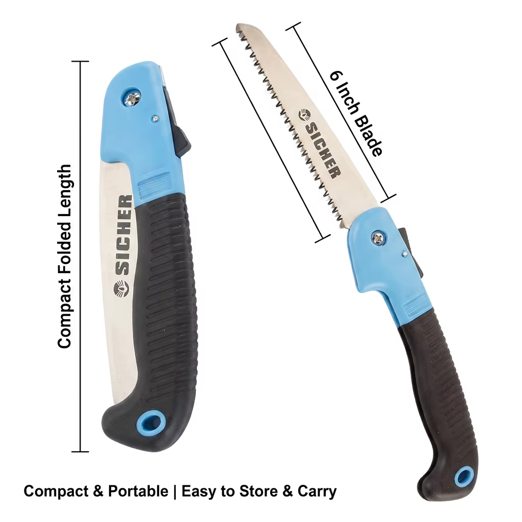 เลื่อยตัดกิ่งพับได้ขนาด 6 นิ้ว - Pruning Saw Folding Hand Saw Tree บทวิจารณ์และราคา