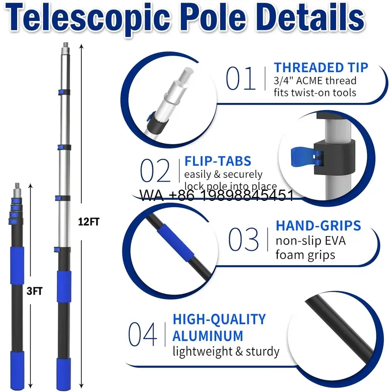 Wmwmnu ไม้เก็บผลไม้แบบยืดหดได้ - Fruit Picker Basket Telescopic Pole บทวิจารณ์และราคา