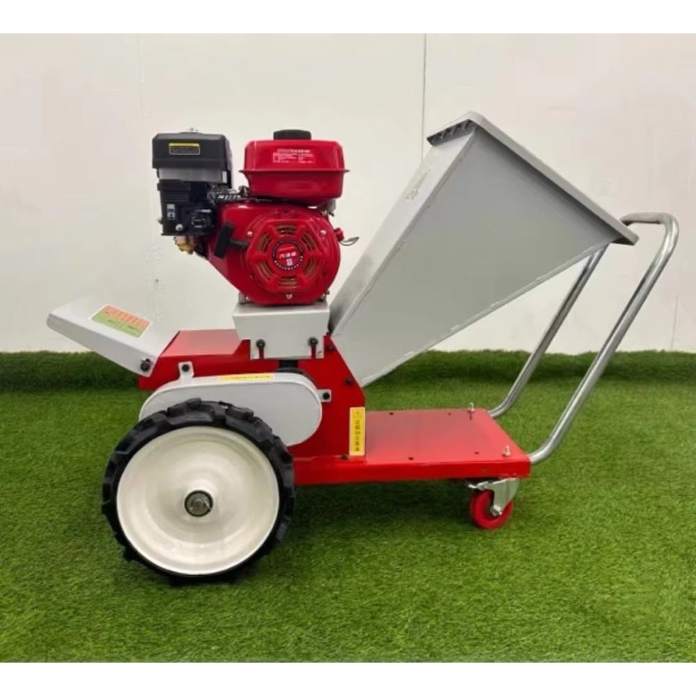 เครื่องบดไม้แบบเคลื่อนย้ายได้ป - Garden Branch Shredder Wood Chipper บทวิจารณ์และราคา
