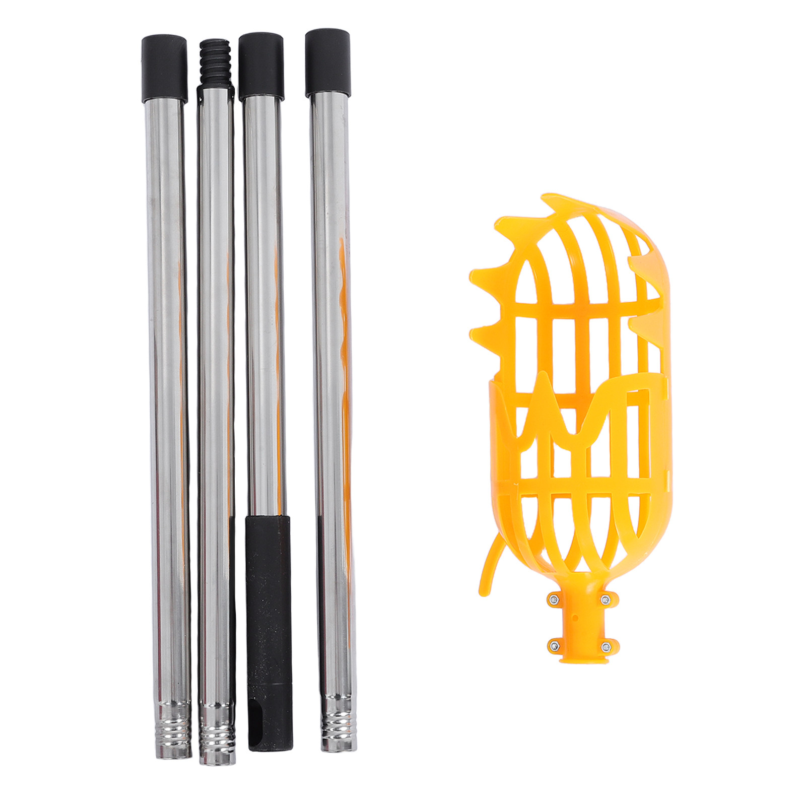 1 ชุด ไม้เก็บผลไม้เอนกประสงค์  - Fruit Picker Basket Telescopic Pole บทวิจารณ์และราคา