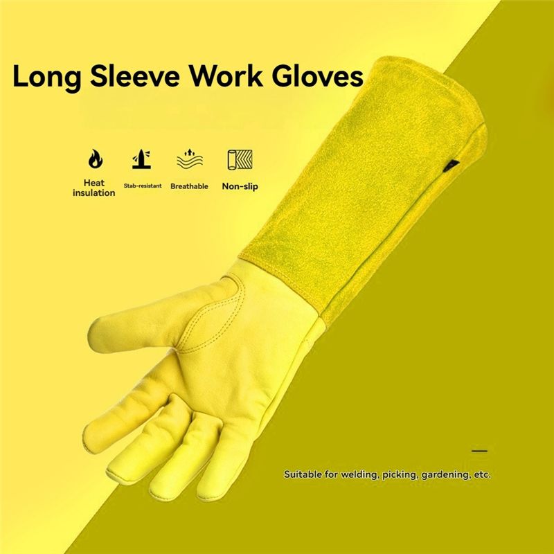 AEE4-ถุงมือตัดแต่งกุหลาบสำหรับ - Gardening Gloves Thorn Proof Leather บทวิจารณ์และราคา