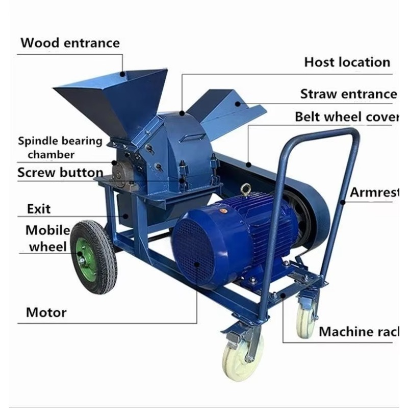 เครื่องย่อยไม้เชิงพาณิชย์แบบเค - Garden Branch Shredder Wood Chipper บทวิจารณ์และราคา