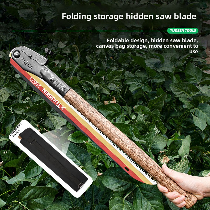 เลื่อยมือพับได้สำหรับใช้งานกลา - Pruning Saw Folding Hand Saw Tree บทวิจารณ์และราคา