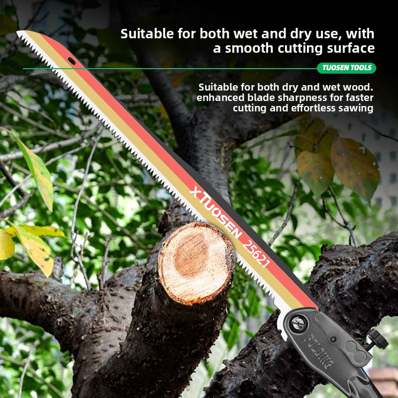 เลื่อยมือพับได้สำหรับใช้งานกลา - Pruning Saw Folding Hand Saw Tree บทวิจารณ์และราคา