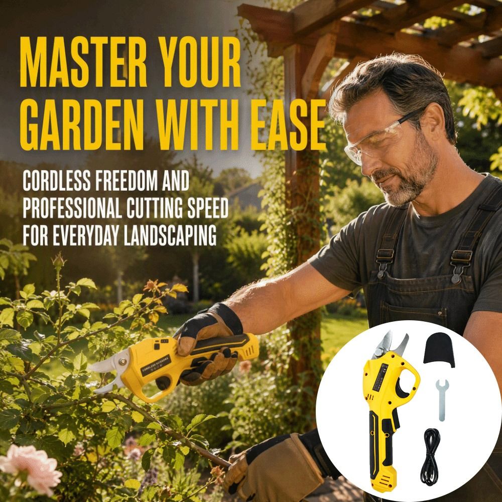 กรรไกรตัดแต่งกิ่งไฟฟ้าแบบชาร์จ - Cordless Electric Pruning Shears 30Mm บทวิจารณ์และราคา