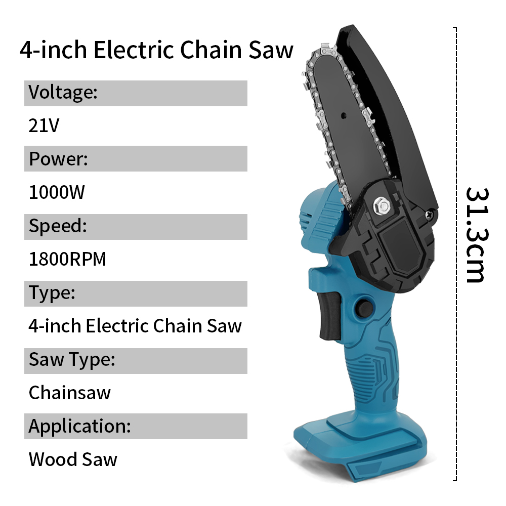 เลื่อยโซ่ไร้สายขนาด 4/6 นิ้ว เ - Electric Pruner With Extension Pole บทวิจารณ์และราคา