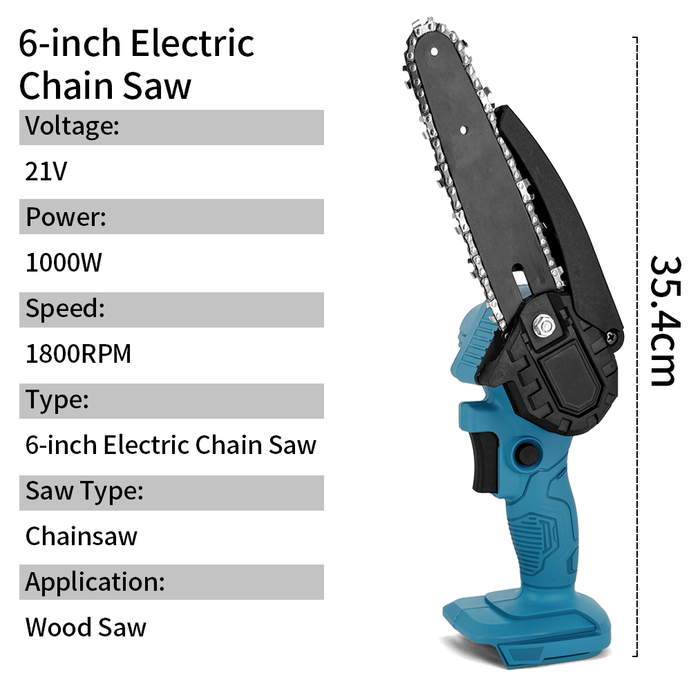 เลื่อยโซ่ไร้สายขนาด 4/6 นิ้ว เ - Electric Pruner With Extension Pole บทวิจารณ์และราคา