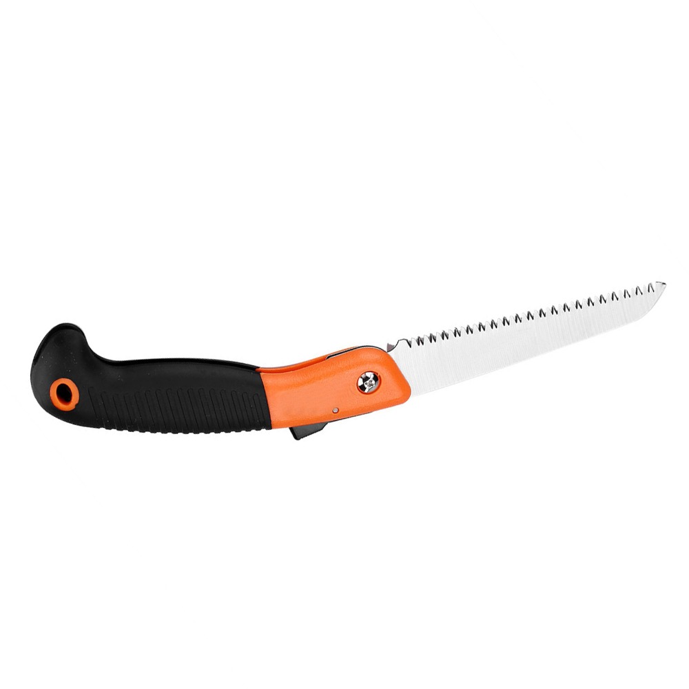 เลื่อยตัดกิ่งพับได้สีส้ม ฟันเล - Pruning Saw Folding Hand Saw Tree บทวิจารณ์และราคา