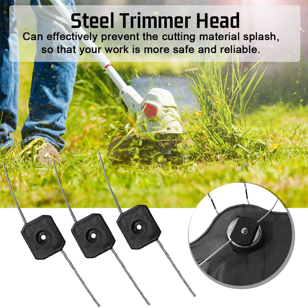 หัวตัดหญ้าลวดเหล็ก 3 ชิ้น ใบมี - Electric Pruning Shears Replacement Blade บทวิจารณ์และราคา