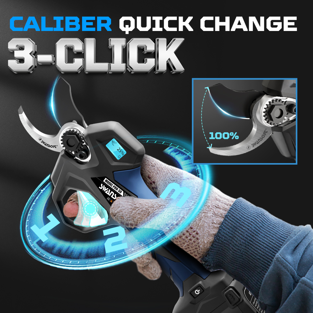 กรรไกรตัดแต่งกิ่งบอนไซไร้สาย P - Cordless Electric Pruning Shears 30Mm บทวิจารณ์และราคา