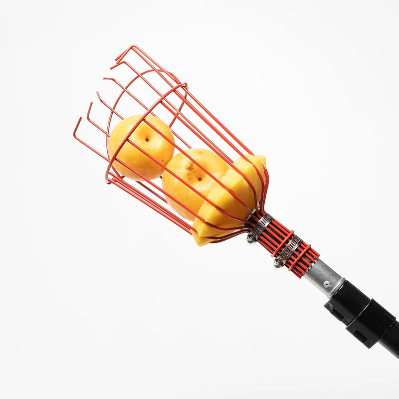ไม้ตักผลไม้แบบยืดหดได้ อลูมิเน - Fruit Picker Basket Telescopic Pole บทวิจารณ์และราคา