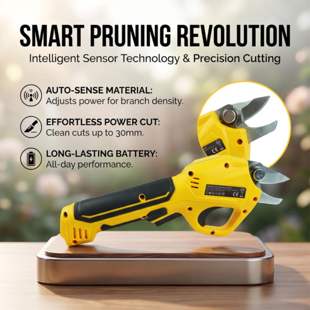 กรรไกรตัดแต่งกิ่งไฟฟ้าแบบชาร์จ - Cordless Electric Pruning Shears 30Mm บทวิจารณ์และราคา