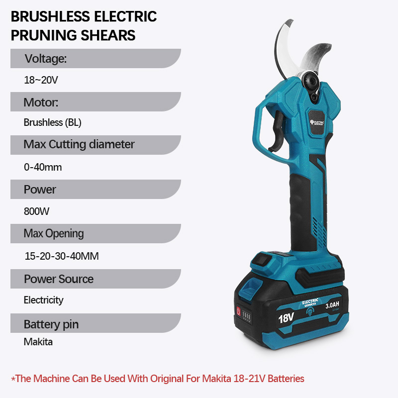 กรรไกรตัดแต่งกิ่งไฟฟ้าไร้สาย ใ - Electric Pruner With Extension Pole บทวิจารณ์และราคา