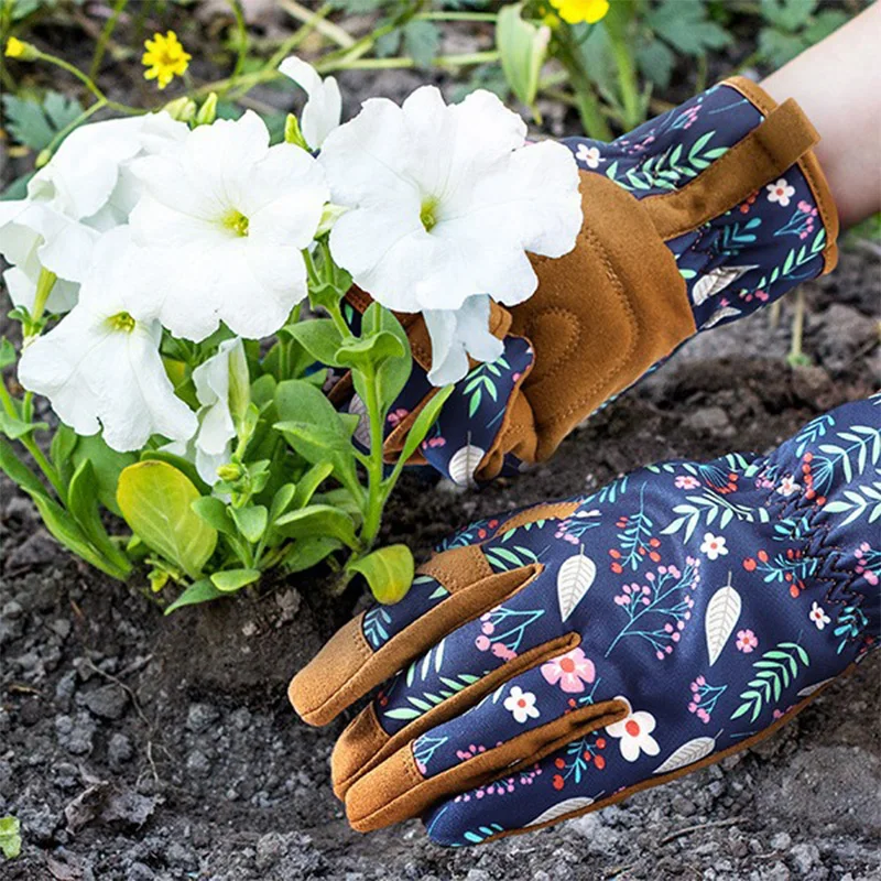 ถุงมือทําสวนสําหรับผู้หญิง Tho - Gardening Gloves Thorn Proof Leather บทวิจารณ์และราคา