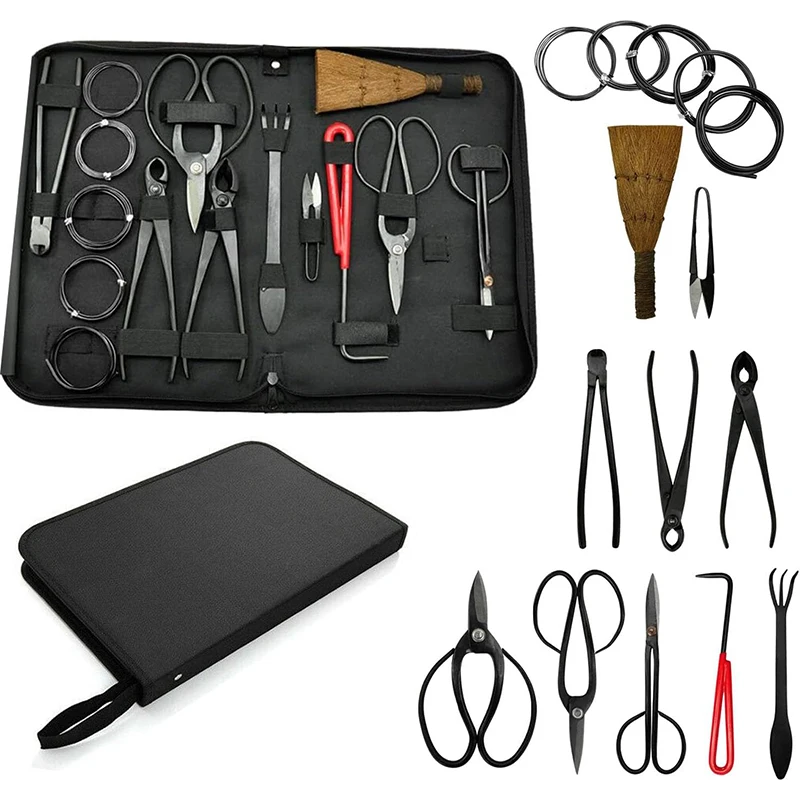 ชุดเครื่องมือทำบอนไซสำหรับทำสว - Bonsai Tool Set Stainless Carbon Steel บทวิจารณ์และราคา