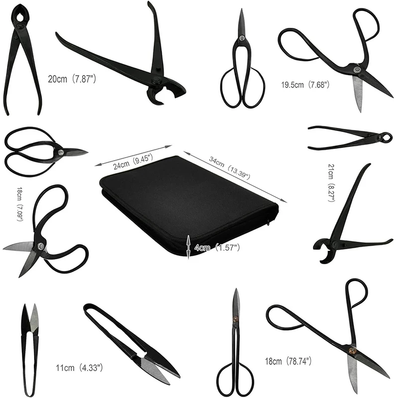 ชุดเครื่องมือทำบอนไซสำหรับทำสว - Bonsai Tool Set Stainless Carbon Steel บทวิจารณ์และราคา
