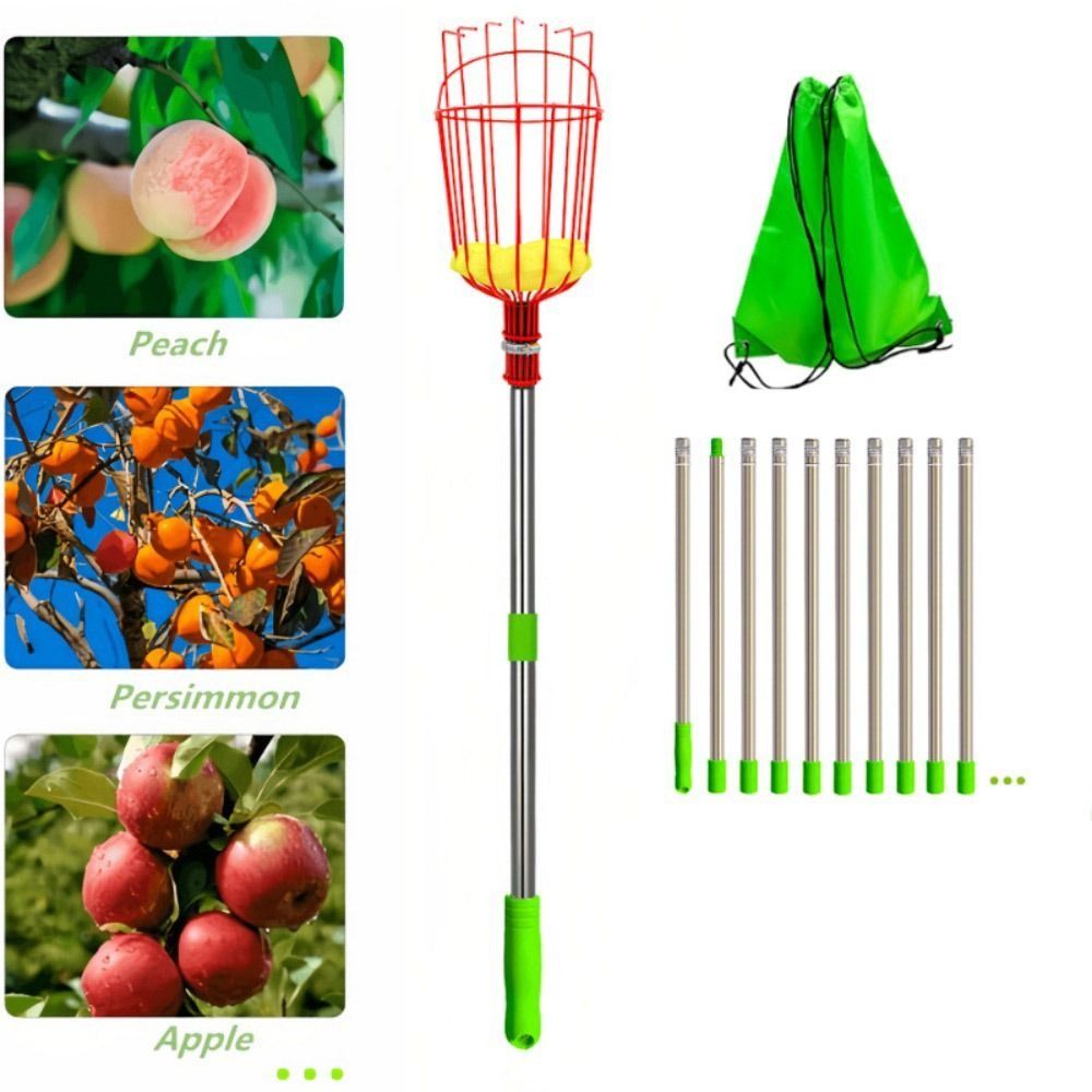 ไม้เก็บผลไม้แบบมีตะกร้า  แบบยื - Fruit Picker Basket Telescopic Pole บทวิจารณ์และราคา