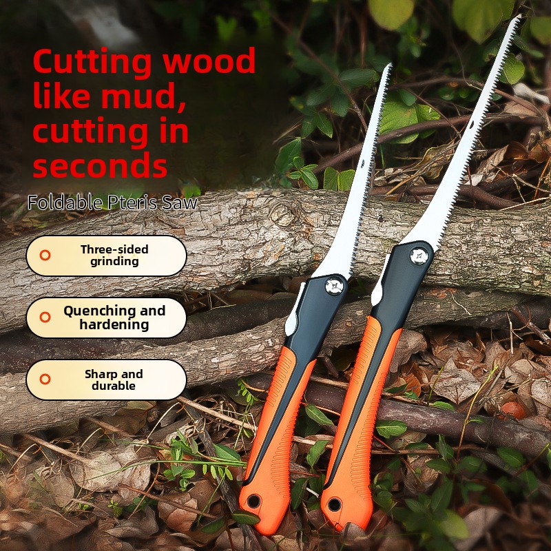 เลื่อยมือพับได้ แข็งแรง ทนทาน  - Pruning Saw Folding Hand Saw Tree บทวิจารณ์และราคา