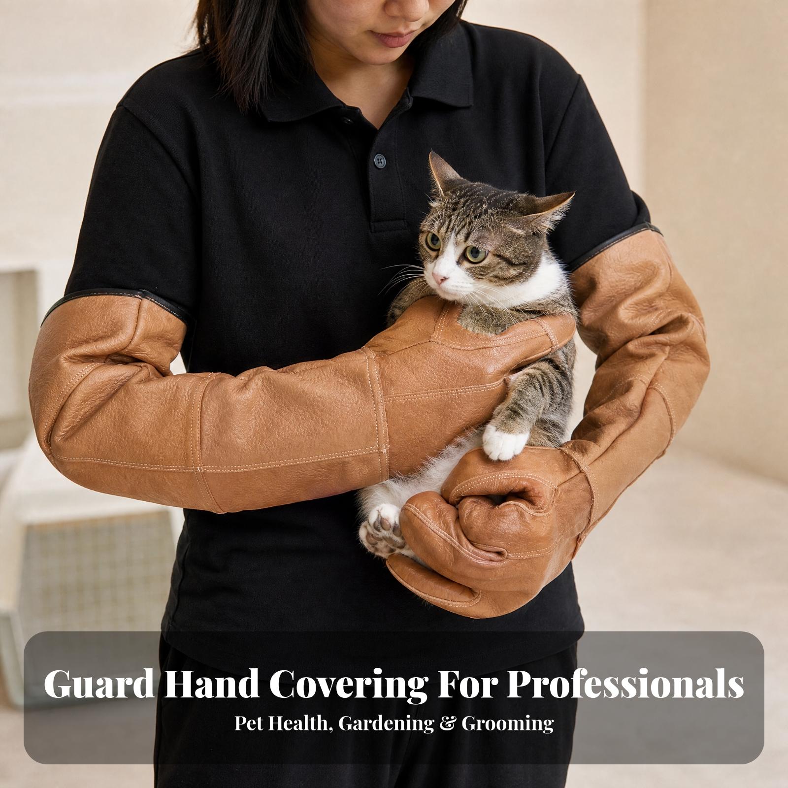 ถุงมือหนังวัวสำหรับงานหนัก แขน - Gardening Gloves Thorn Proof Leather บทวิจารณ์และราคา