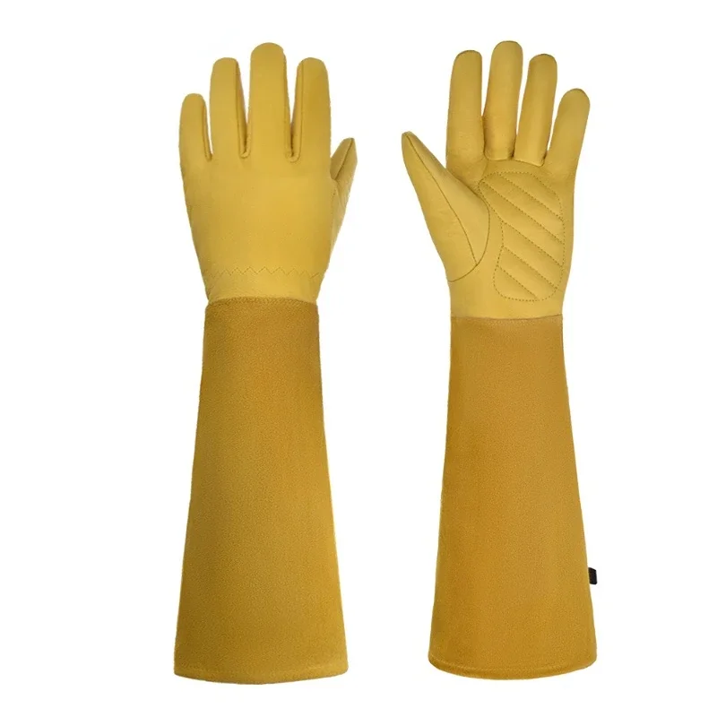 ถุงมือหนังสำหรับตัดแต่งกุหลาบแ - Gardening Gloves Thorn Proof Leather บทวิจารณ์และราคา