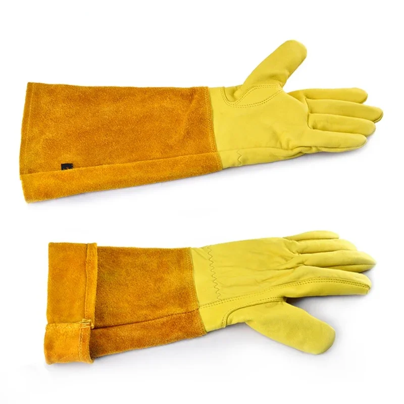 ถุงมือหนังสำหรับตัดแต่งกุหลาบแ - Gardening Gloves Thorn Proof Leather บทวิจารณ์และราคา