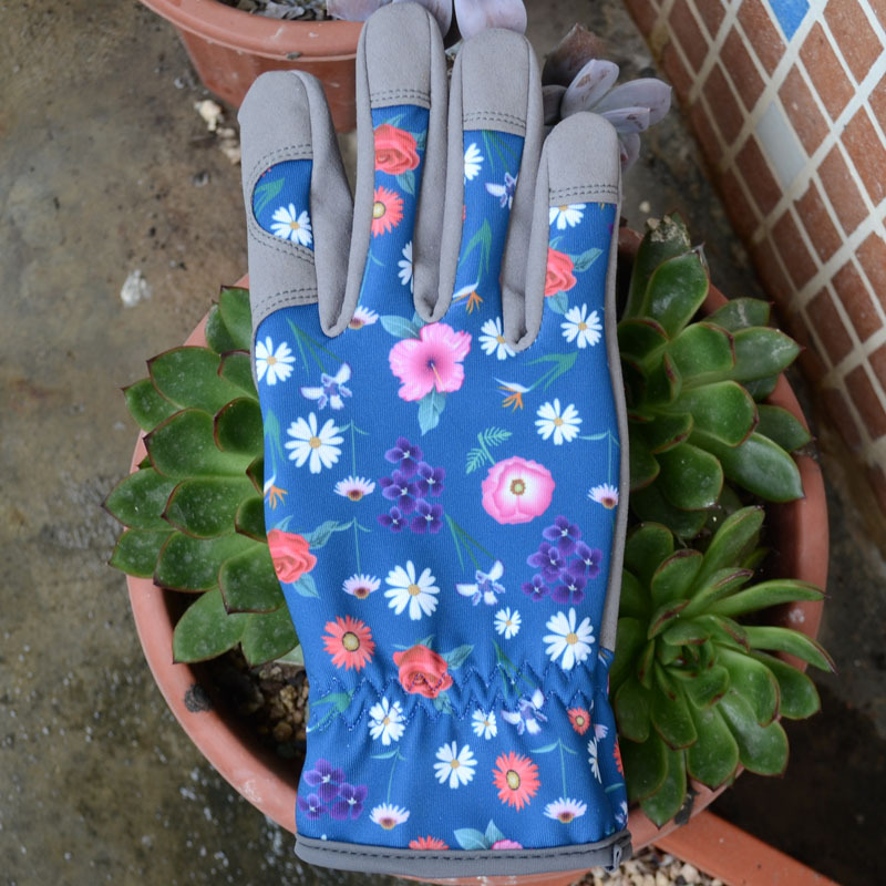 ถุงมือทำสวนสำหรับผู้หญิง จับกร - Gardening Gloves Thorn Proof Leather บทวิจารณ์และราคา