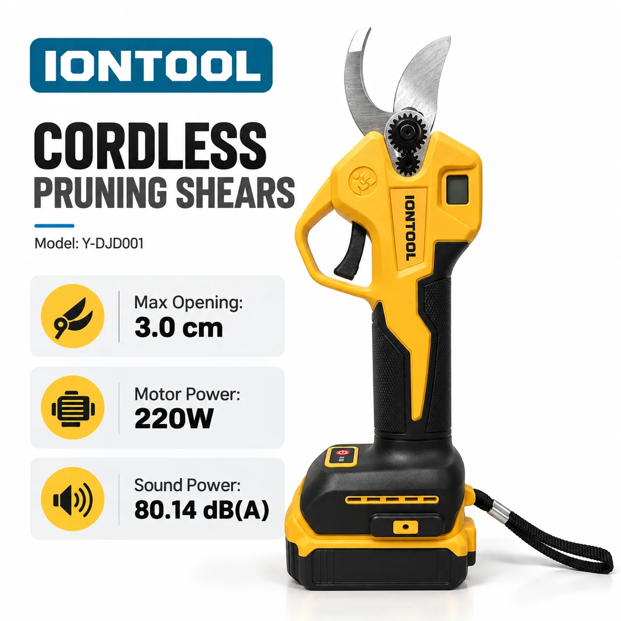 กรรไกรตัดแต่งกิ่งไฟฟ้าไร้สาย I - Cordless Electric Pruning Shears 30Mm บทวิจารณ์และราคา