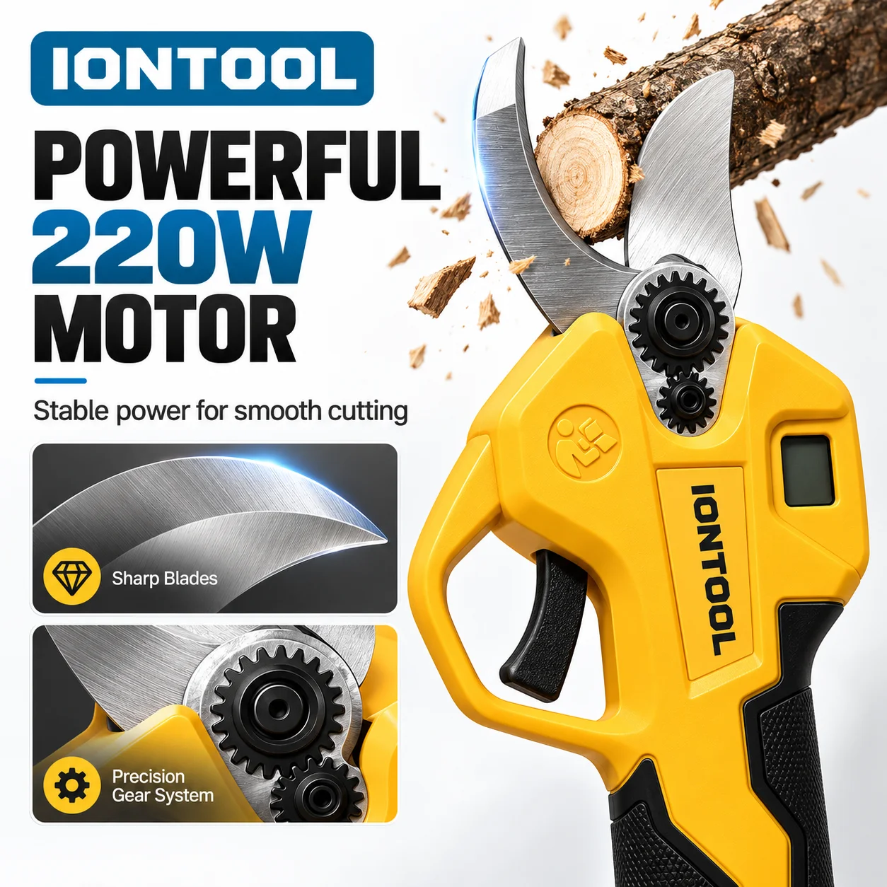 กรรไกรตัดแต่งกิ่งไฟฟ้าไร้สาย I - Cordless Electric Pruning Shears 30Mm บทวิจารณ์และราคา