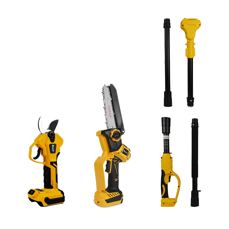 กรรไกรตัดกิ่งไฟฟ้าไร้สาย ยี่ห้ - Electric Pruner With Extension Pole บทวิจารณ์และราคา